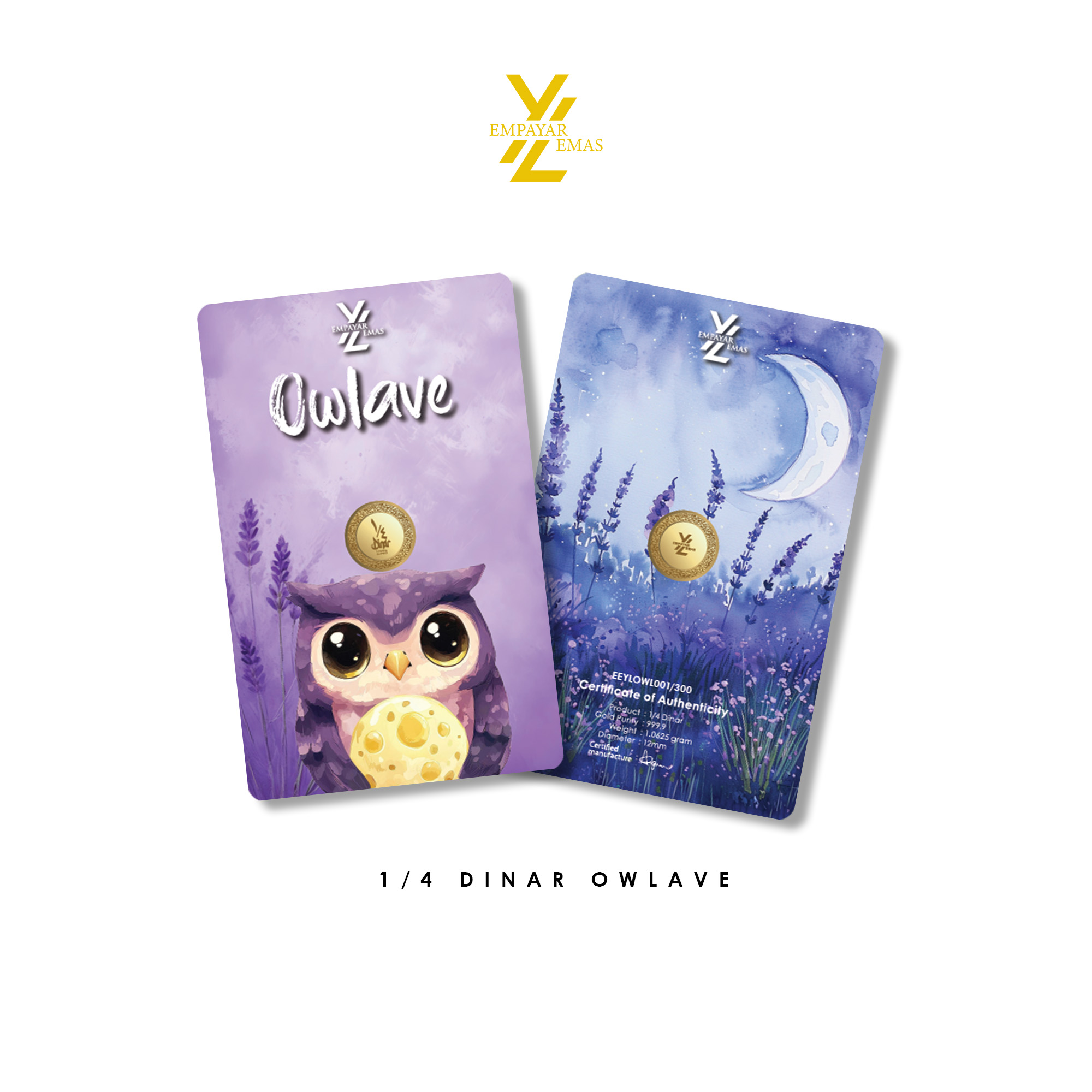 1/4 DINAR OWLAVE (999.9)