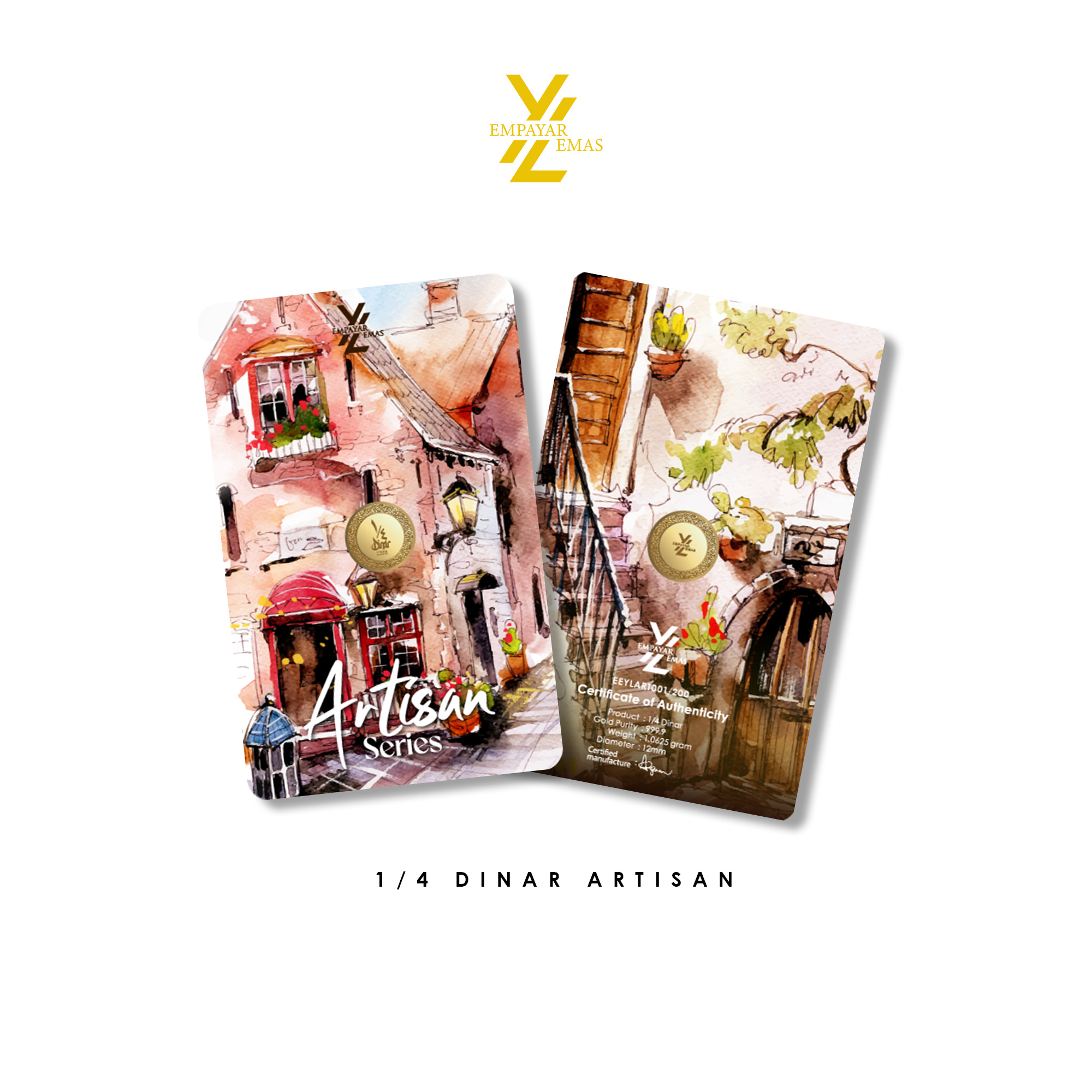 1/4 DINAR ARTISAN (999.9)