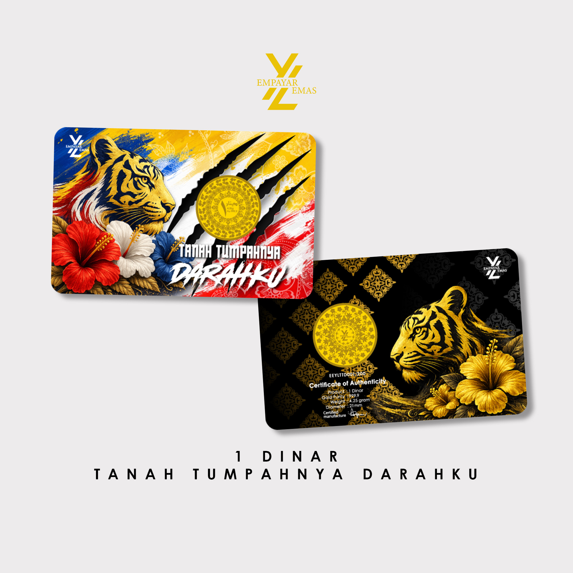 1 DINAR TANAH TUMPAHNYA DARAHKU(999.9)